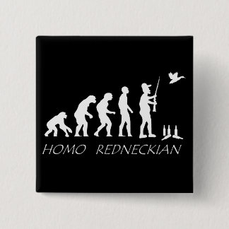 Badge Carré 5 Cm Bouton rouge Homo.