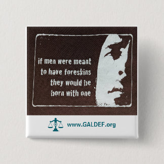 Badge Carré 5 Cm Bouton - Si les hommes étaient censés avoir