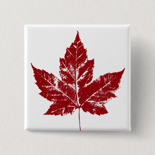 Badge Carré 5 Cm Bouton souvenir Canada Cool Boutons Canada Cadeaux
