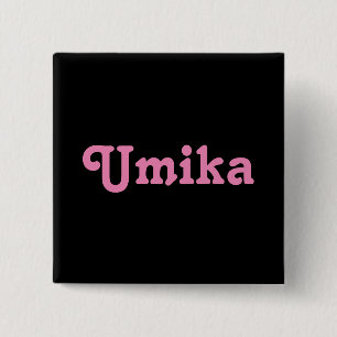 Badge Carré 5 Cm Bouton Umika