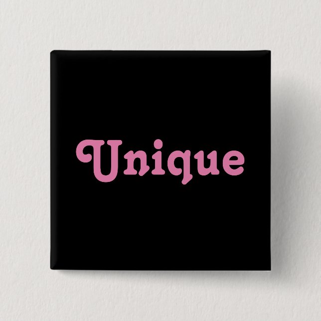 Badge Carré 5 Cm Bouton unique (Devant)