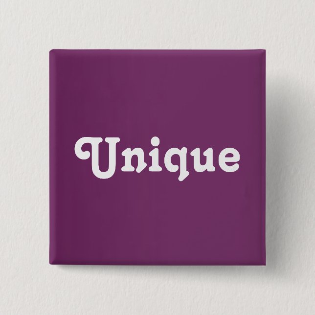 Badge Carré 5 Cm Bouton unique (Devant)
