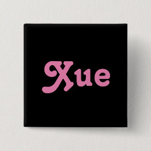 Badge Carré 5 Cm Bouton Xue