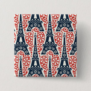Badge Carré 5 Cm Boutons carrés de 2 pouces
