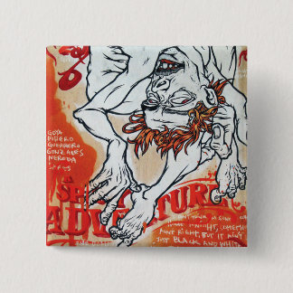 Badge Carré 5 Cm Boutons d'Andy Howell