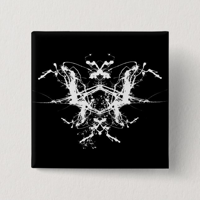 Badge Carré 5 Cm Boutons d'Andy Howell (Devant)