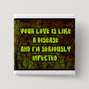 BADGE CARRÉ 5 CM BOUTONS DE VISITE