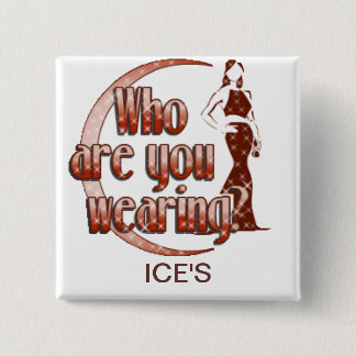 BADGE CARRÉ 5 CM BOUTONS DE VISITE