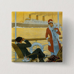 Badge Carré 5 Cm Bresil - Plata