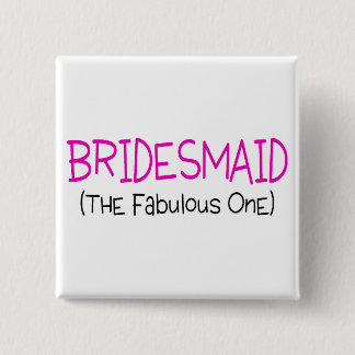 Badge Carré 5 Cm Bridesmaid Le Fabrique One