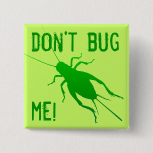 Badge Carré 5 Cm Bright Green Cricket