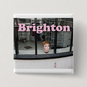 Badge Carré 5 Cm Brighton - Extraordinaire !