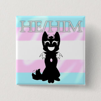 Badge Carré 5 Cm Broche hybride (Lui/Lui)