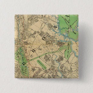 Badge Carré 5 Cm Bronx, New York