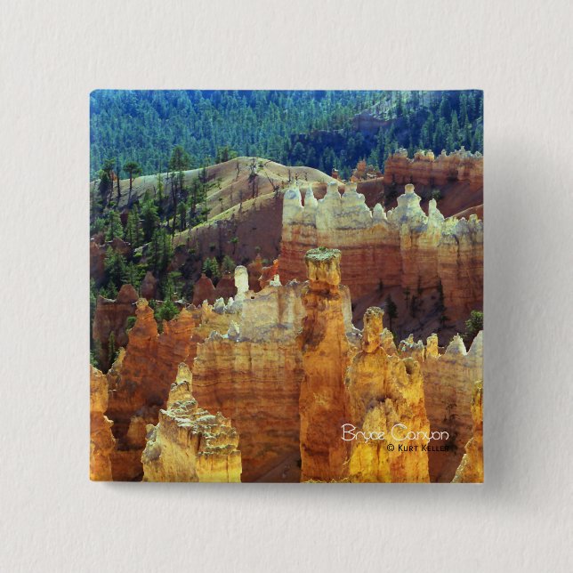 Badge Carré 5 Cm Bryce Canyon (Devant)