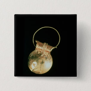 Badge Carré 5 Cm Bulla d'or de la Chambre du Menander