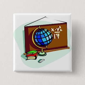 Badge Carré 5 Cm Bulletin scolaire
