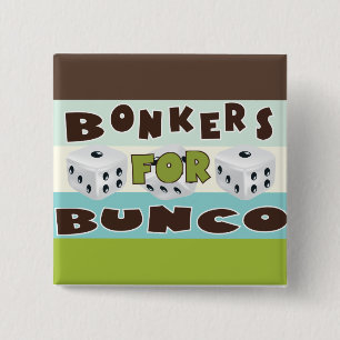 Badge Carré 5 Cm bunco fou