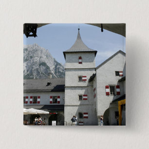 Badge Carré 5 Cm Burg Hohenwerfen