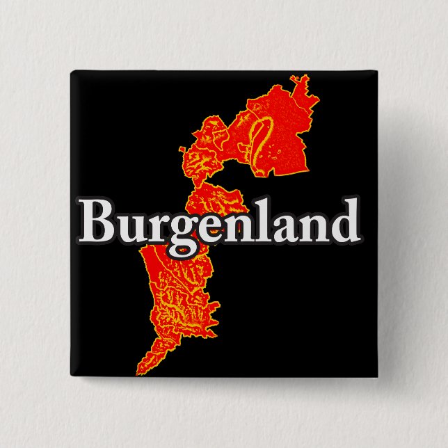 Badge Carré 5 Cm Burgenland (Devant)