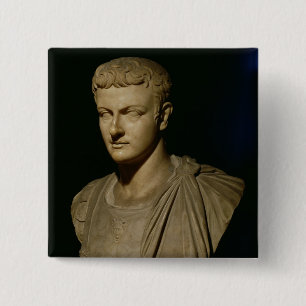 Badge Carré 5 Cm Buste de Caligula