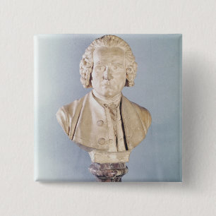 Badge Carré 5 Cm Buste de Jean-Jacques Rousseau