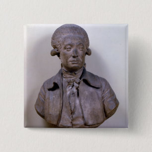 Badge Carré 5 Cm Buste de Marie Jean Antoine Nicolas