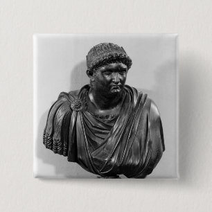 Badge Carré 5 Cm Buste de Nero, copie d'un original