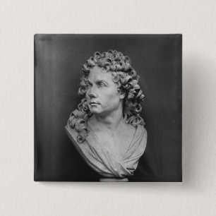 Badge Carré 5 Cm Buste de Robert de Cotte, 1707