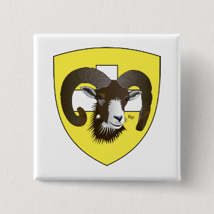 Badge Carré 5 Cm Button