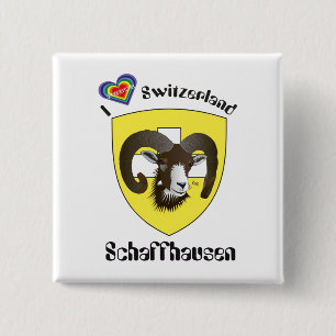 Badge Carré 5 Cm Button