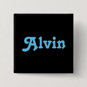 Badge Carré 5 Cm Button Alvin