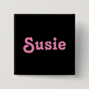 Badge Carré 5 Cm Button Susie