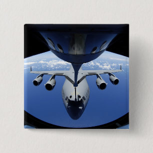 Badge Carré 5 Cm C.A. - 17 Globemaster III reçoit le carburant