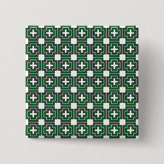 Badge Carré 5 Cm C&S Green