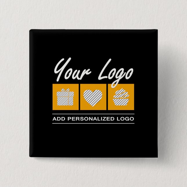 Badge Carré 5 Cm Cadeau Personnalisé Pour Hommes Anniversaire Lui P (Devant)