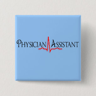 Badge Carré 5 Cm Cadeaux auxiliaires de médecin, conception de QRS