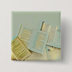 Badge Carré 5 Cm Cadeaux de luxe pour les amateurs de livres
