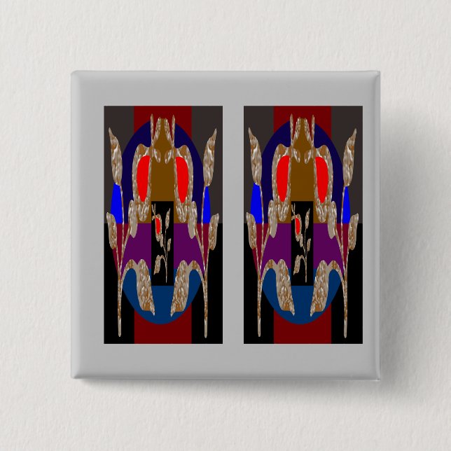 Badge Carré 5 Cm Cadeaux de photographie des graphiques n d'art (Devant)