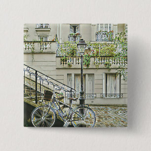 Badge Carré 5 Cm Cadeaux de vélo de montagne