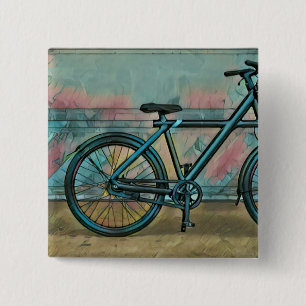 Badge Carré 5 Cm Cadeaux de vélo pour papa