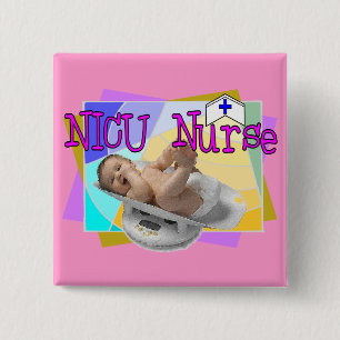 Badge Carré 5 Cm Cadeaux d'infirmière de NICU