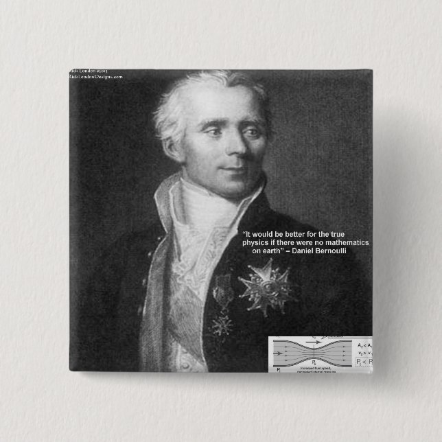 Badge Carré 5 Cm Cadeaux et Cartes de Citation de Physique Véritabl (Devant)