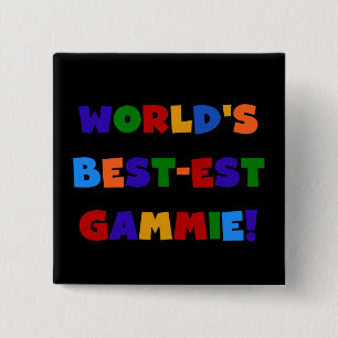 Badge Carré 5 Cm Cadeaux lumineux de couleurs du Meilleur-est