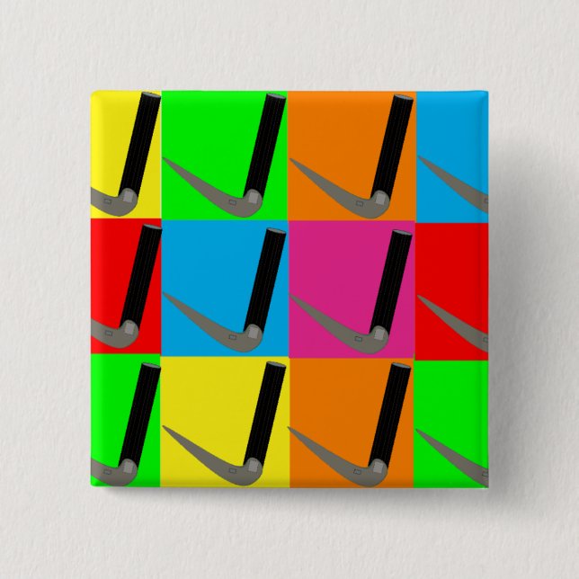 Badge Carré 5 Cm Cadeaux respiratoires de Popart Laryngosope de (Devant)