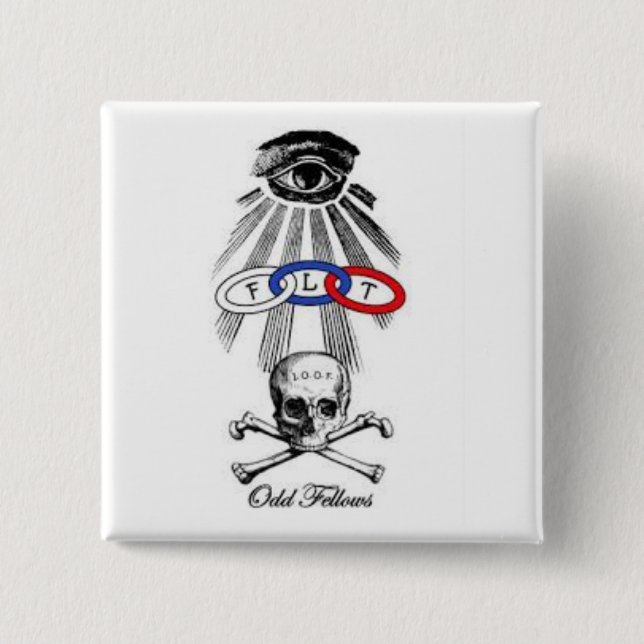 Badge Carré 5 Cm camarades impairs (Devant)