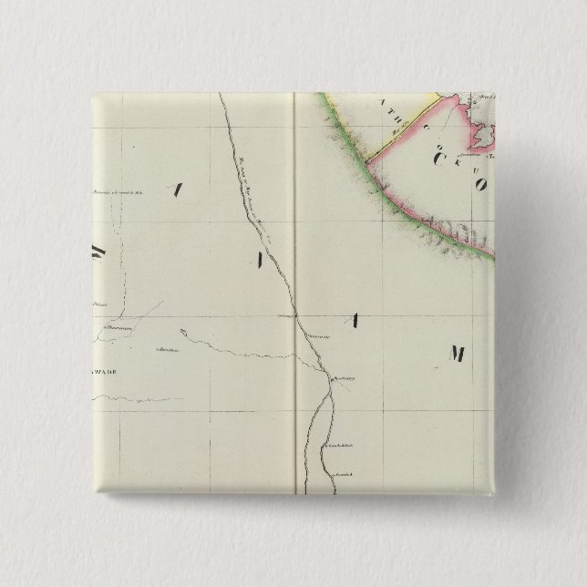 Badge Carré 5 Cm Cambodge 105 (Devant)