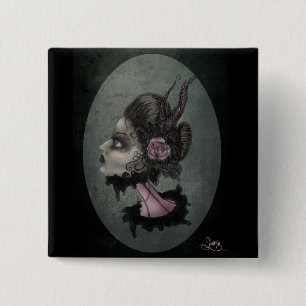 Badge Carré 5 Cm cameo