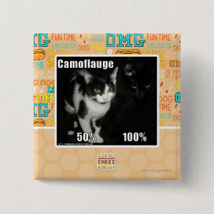 Badge Carré 5 Cm Camouflage