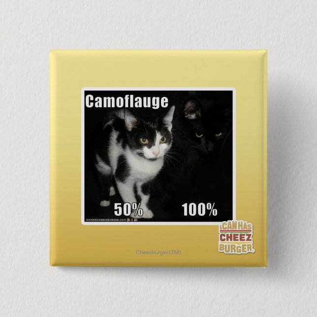 Badge Carré 5 Cm Camouflage (Devant)